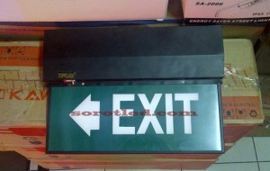 Lampu Emergency EXIT Outbow TopFlash